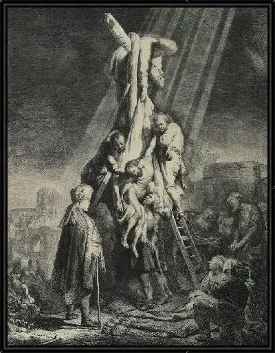 Картина Снятие с креста (1633)