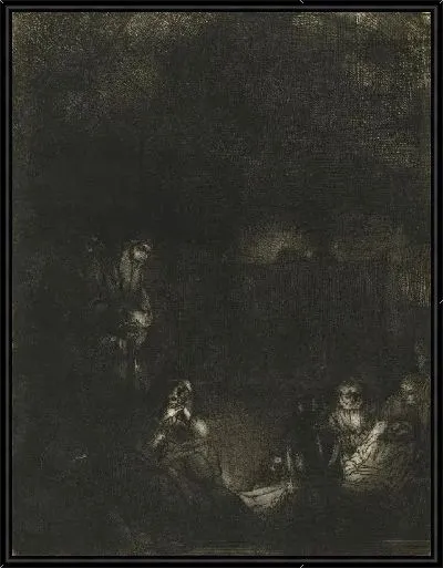 Картина Погребение (1654)