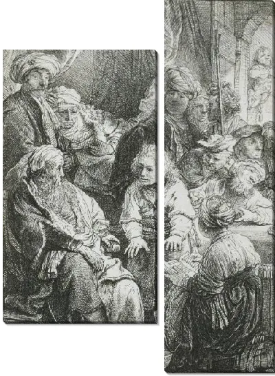Картина Йосеф, рассказывающий свои сны (1638)