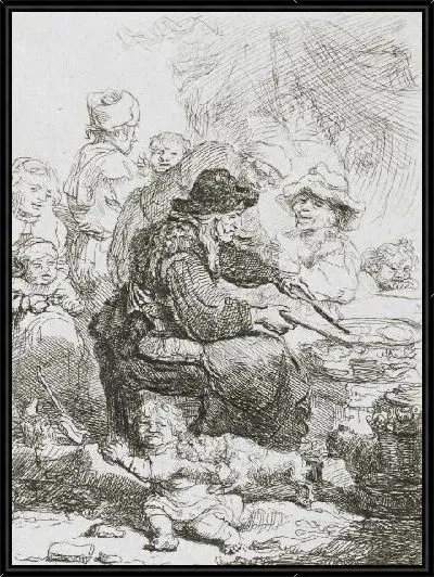 Картина Блинщица (1635)
