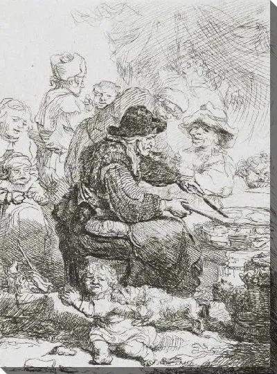 Картина Блинщица (1635)