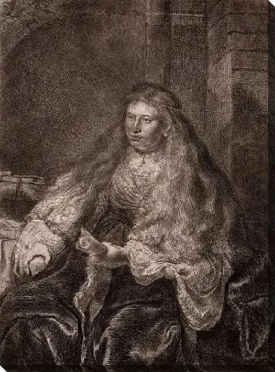 Картина Большая еврейская невеста (1635)