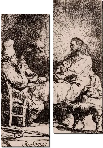 Картина Христос в Эммаусе (1634)