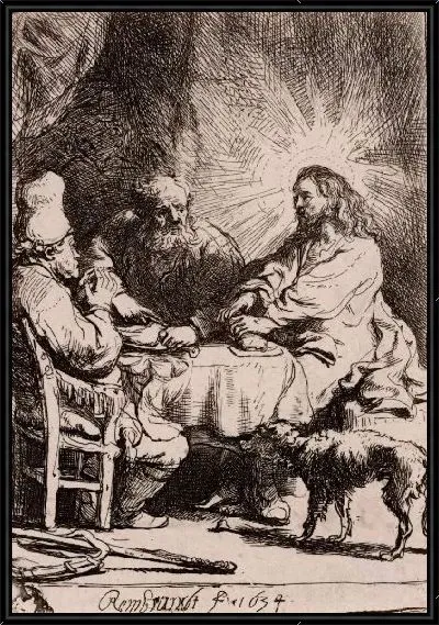 Картина Христос в Эммаусе (1634)