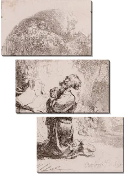 Картина Святой Иероним на молитве (1632)