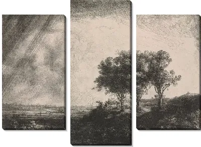 Картина Три дерева (1643)