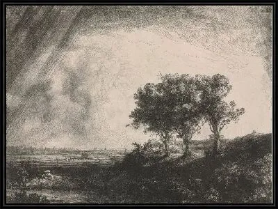 Картина Три дерева (1643)