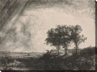 Картина Три дерева (1643)