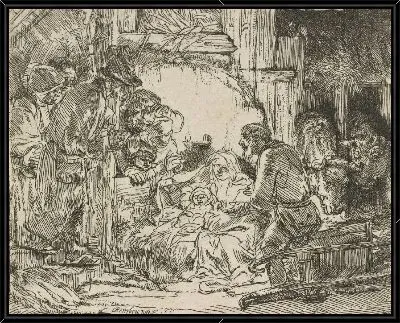 Картина Поклонение пастухов (1654)