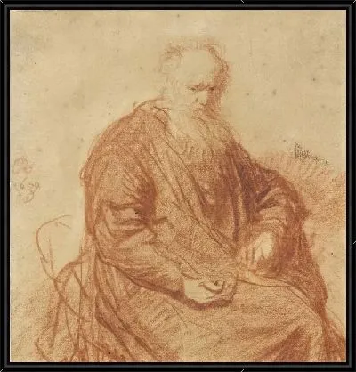 Картина Сидящий старик (1630)