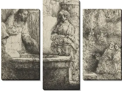 Картина Христос и самаритянка (1658)