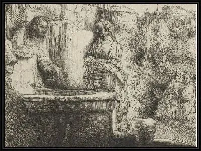 Картина Христос и самаритянка (1658)