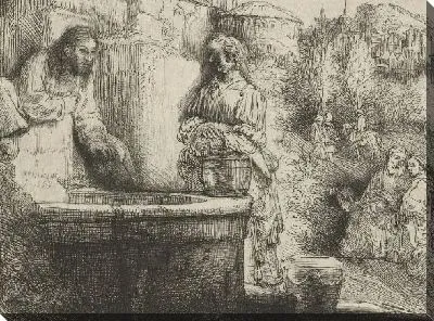 Картина Христос и самаритянка (1658)