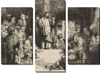 Картина Проповедь Христа (1652)