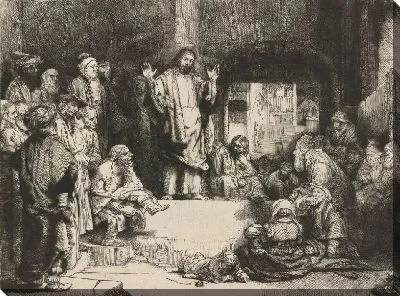 Картина Проповедь Христа (1652)