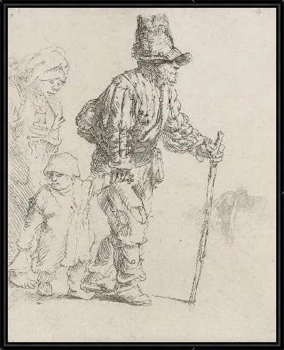 Картина Крестьянская семья (1652)