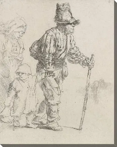 Картина Крестьянская семья (1652)