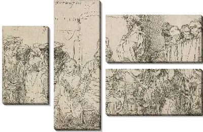 Картина Христос среди книжников (1654)
