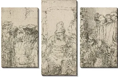 Картина Христос среди книжников (1654)