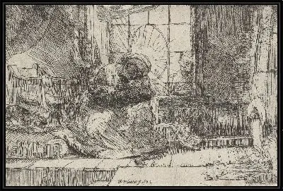 Картина Мадонна и Младенец с кошкой и змеей (1654)