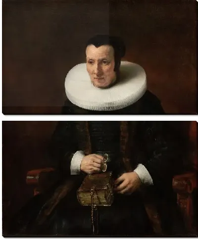 Картина Старушка с книгой (1637)