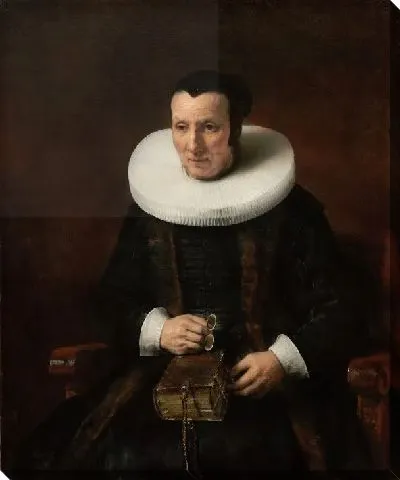 Картина Старушка с книгой (1637)