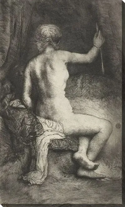 Картина Женщина со стрелой (1661)