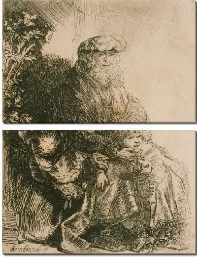 Картина Иаков и Вениамин (1637)