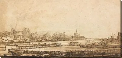 Картина Вид на Амстел из Рампарта