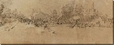 Картина Вид на Димен (1655)