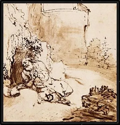 Картина Пророк Иона перед стенами Ниневии (1655)