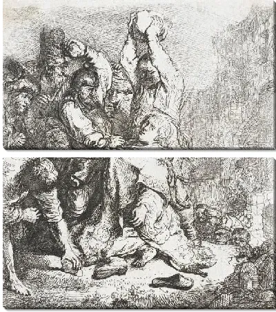 Картина Побиение камнями святого Стефана (1635)