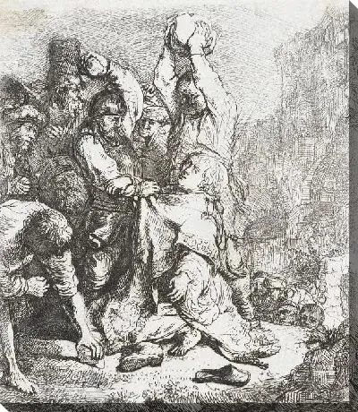 Картина Побиение камнями святого Стефана (1635)