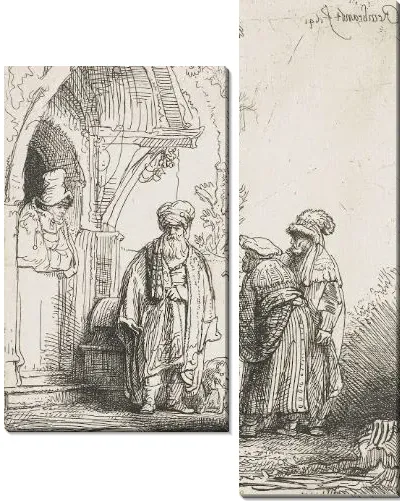 Картина Три восточные фигуры (1641)