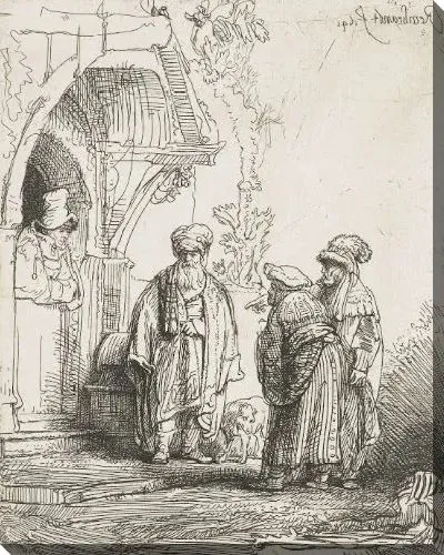 Картина Три восточные фигуры (1641)