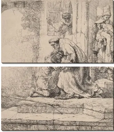 Картина Возвращение блудного сына (1636)