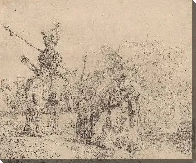 Картина Крещение евнуха