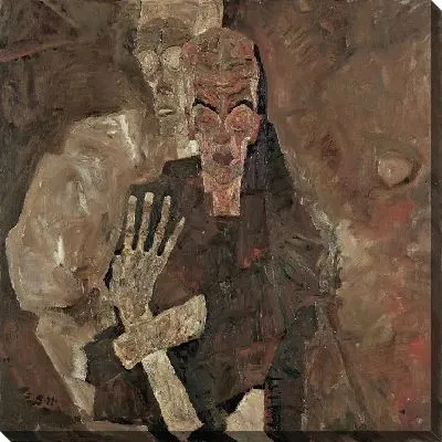 Картина Видящий собственного духа или Смерть и мужчина (1911)