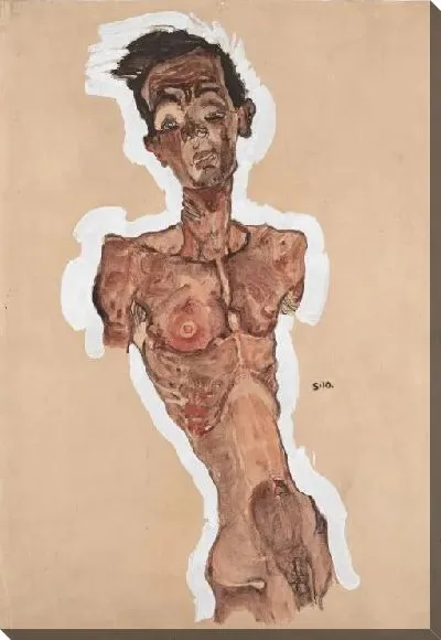 Картина Обнаженный автопортрет (1910)