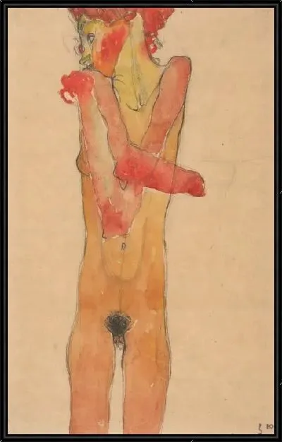 Картина Обнаженная со скрещенными руками (1910)