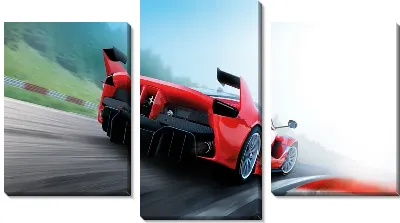Модульная картина Assetto Corsa