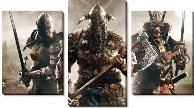 Модульная картина For honor №3