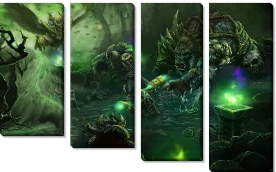 Модульная картина Heroes of newerth №2