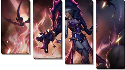 Модульная картина Heroes of newerth №7