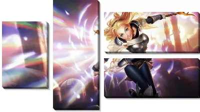 Модульная картина League of Legends №5