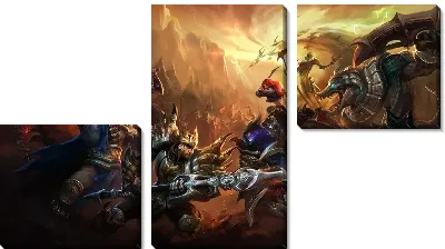 Модульная картина League of Legends №12