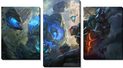 Модульная картина League of Legends №20
