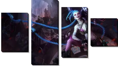 Модульная картина League of Legends №21