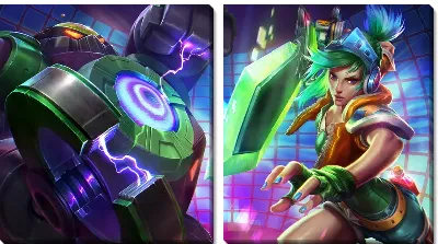 Модульная картина League of Legends №28