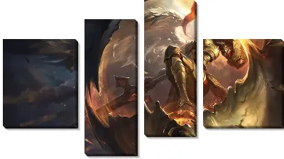 Модульная картина League of Legends №30